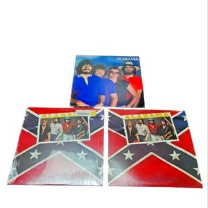 Alabama set of three vinyl albums